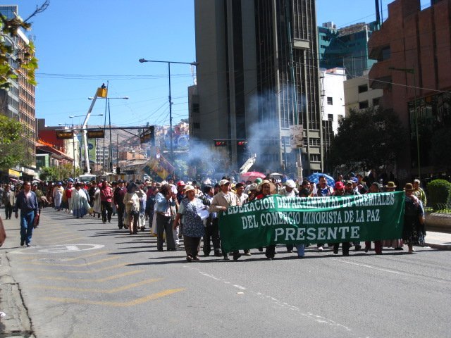 Protest in La Paz