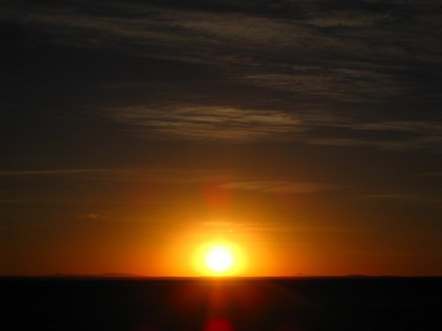 Sunrise on the Salt Flats
