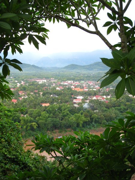 View from Phousi Wat