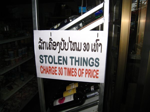 Does not pay to shoplift