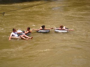 Others floating down river