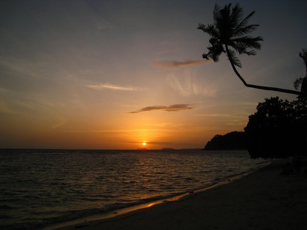Leela Beach Sunset