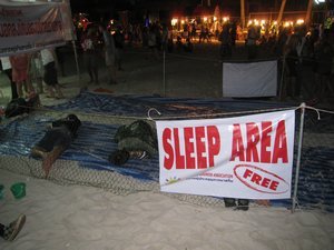 Sleep Area on the Beach