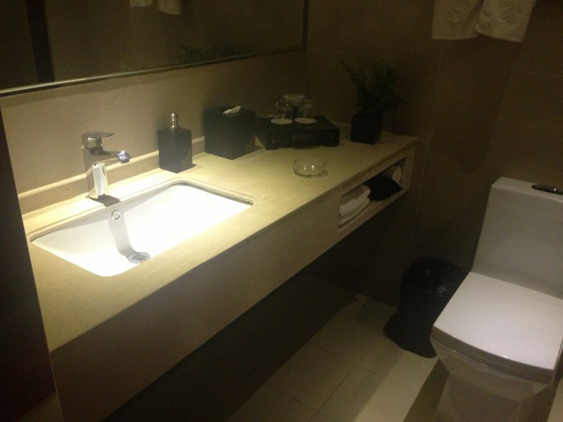 First Hotel Bathroom