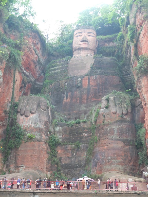 1200 year old Buddha carved into the rock