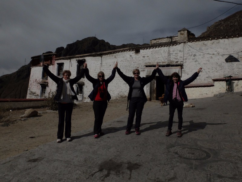 Outside the Drepung Monastery