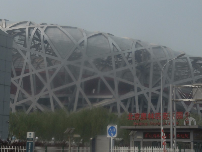 The bird's nest for the Beijing Olympics