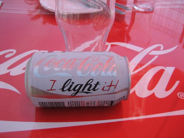 Coke Light: I Light it