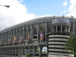 Estadio Santiago Bernabeu where Real Madrid Plays
