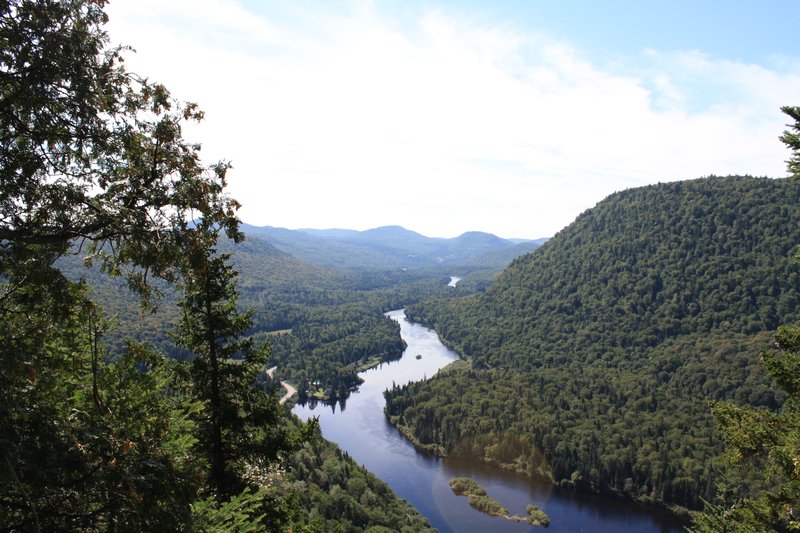 View of the Jacques-Cartier River
