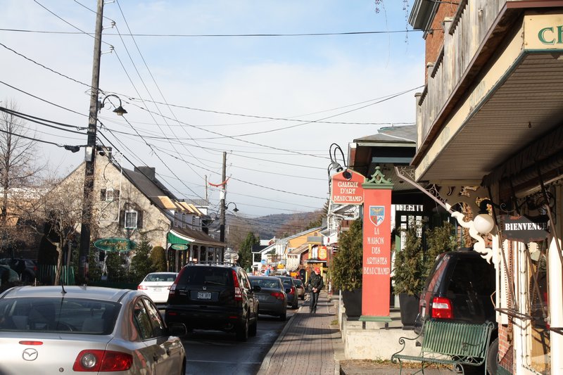 Main street of Baie-Sainte-Paul