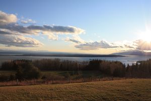 Overlooking Ile aux Coudres