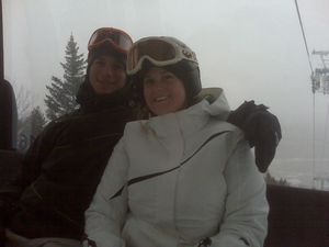 Skiing at Le Massif 