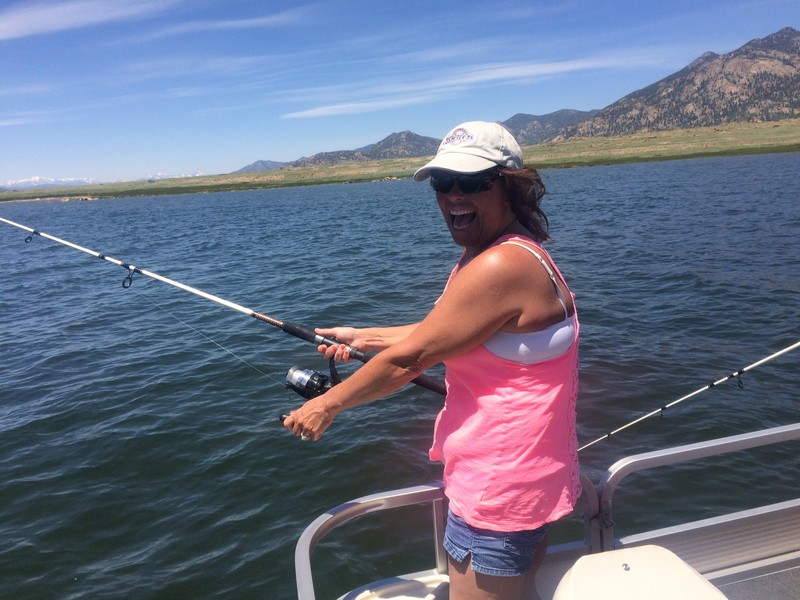Kathy fishing?