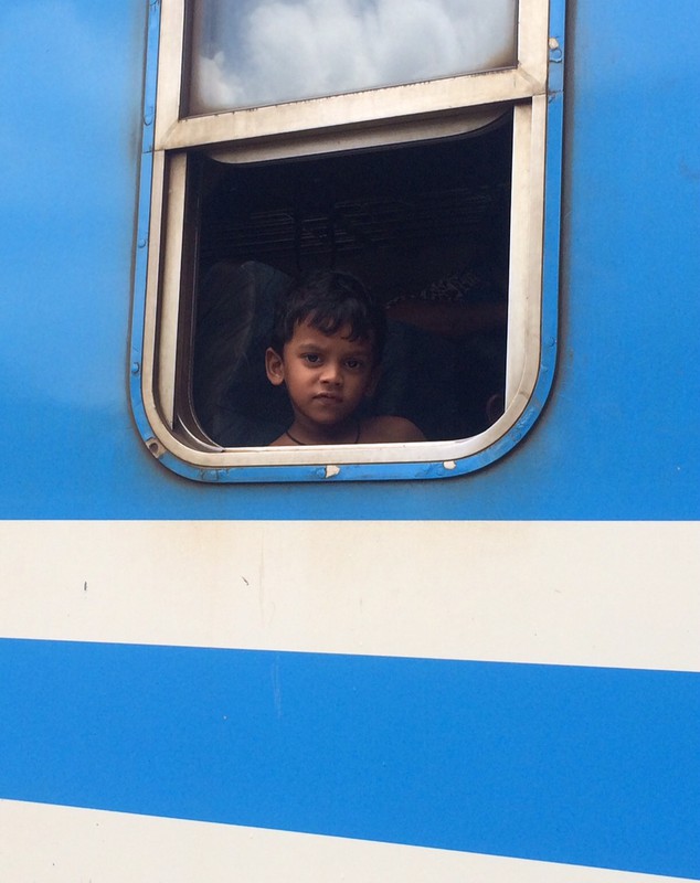 BOY ON TRAIN