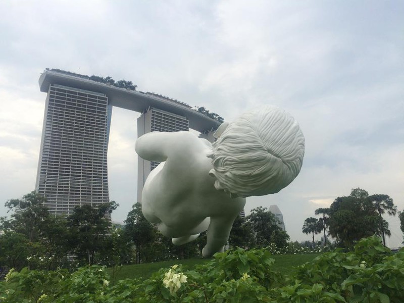 Scultpure in the gardens by the bay