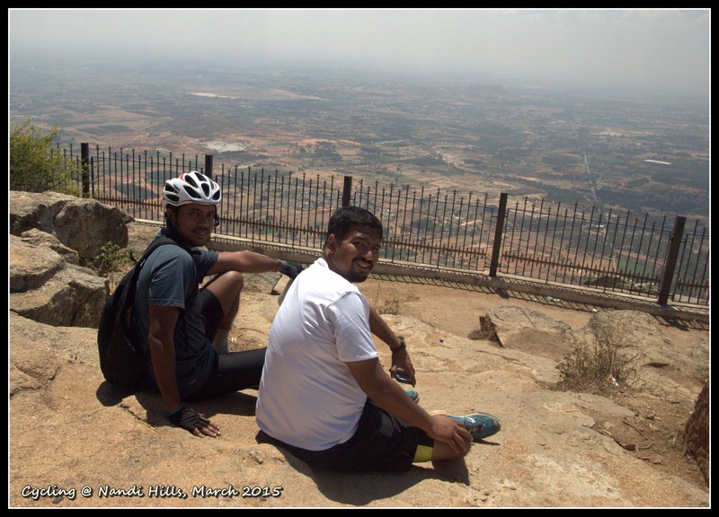 On the top... Conquered Nandi Betta