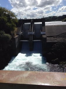Dam before Aratiatia Rapids