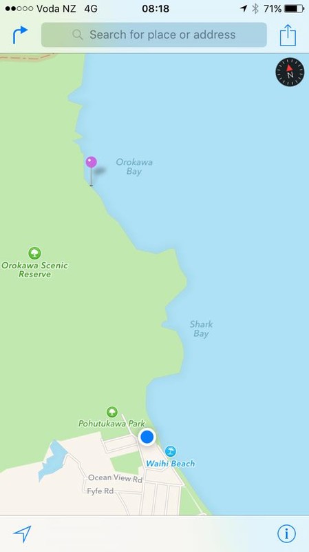 Waihi Beach map