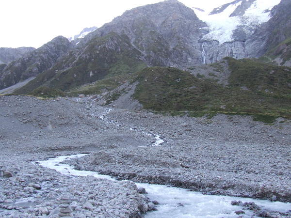 The melting glacier