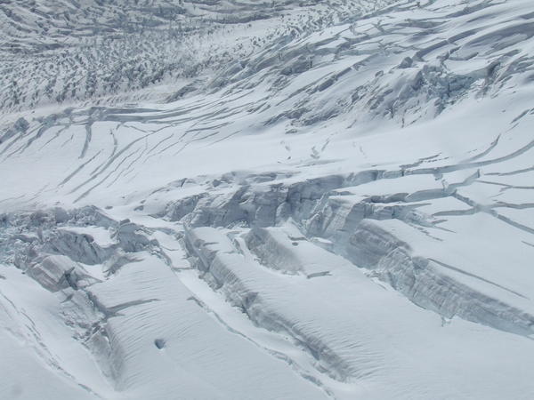 The glacier surface