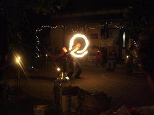 The fire show in Picton