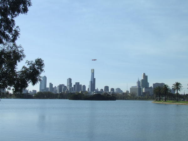 View over Albert park lake
