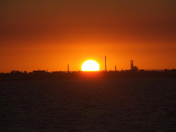 Sunset over port Phillip