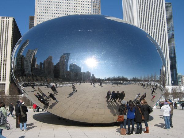 Chicago in the eye of the bean