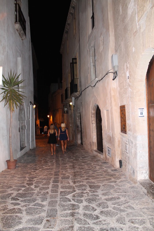 The pretty streets of Ibiza town.