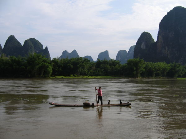 Pecheur sur la Li River