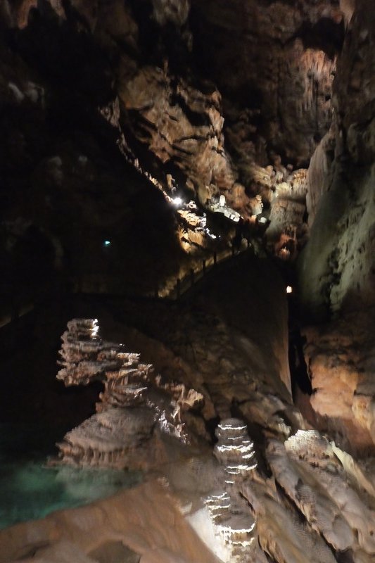 Cave Formations inside the Gouffre de Padirac