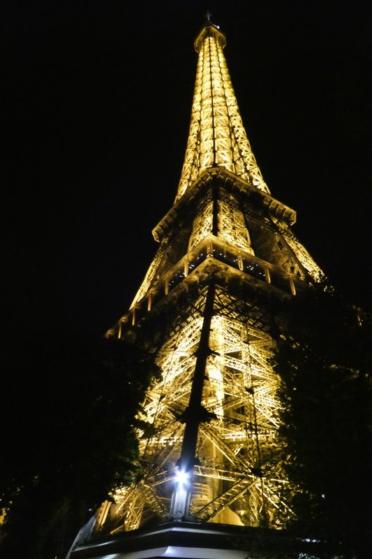 After Dinner View of the Eiffel Tower
