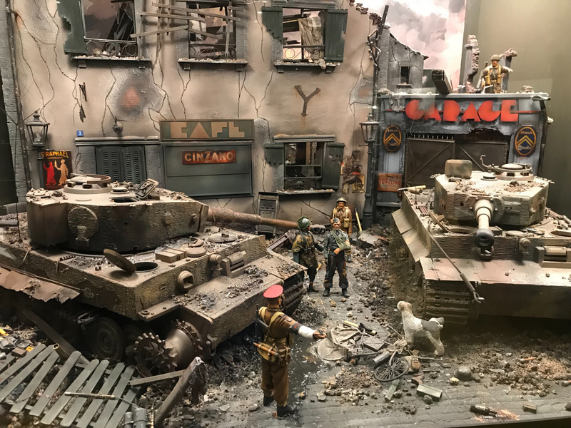 Military Diorama at the Lohéac Auto Museum