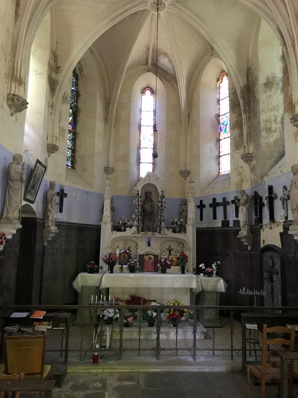 Interior of Mary's Chapel – St Malo de Phily