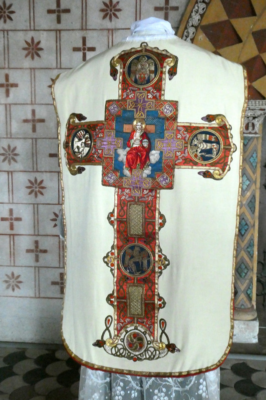 Example of Clerical Robes displayed in the Bishop's Palace