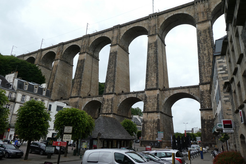 The Viaduct Towering Over Morlaix