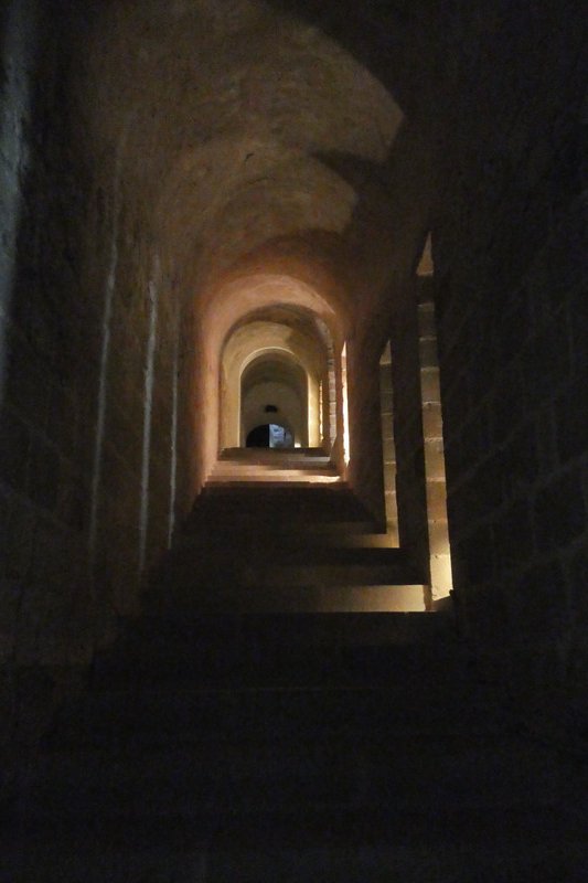Staircase at the Abbey of Mont St Michel