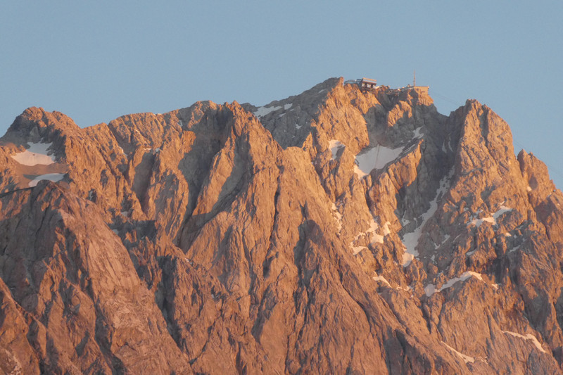Sunset on the Zugspitze