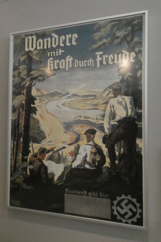 1930s Poster Promoting Railway Journeys for KDF (Strength Through Joy)
