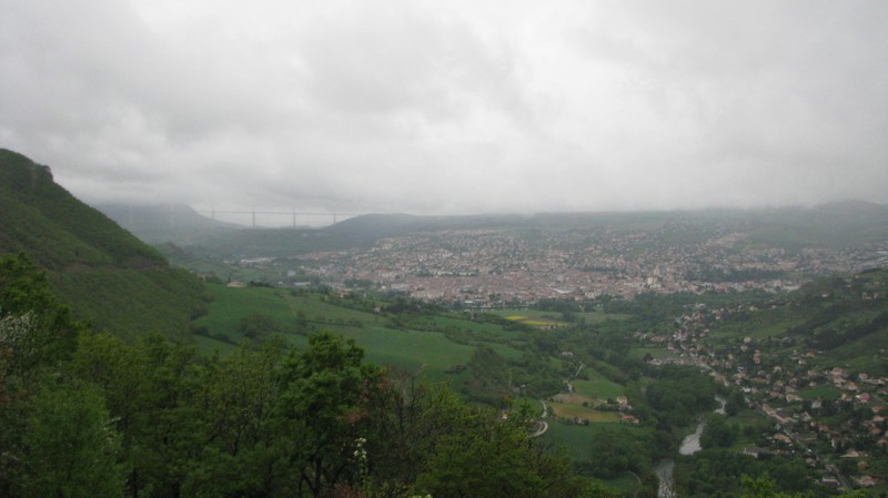 Panoramic View over Millau