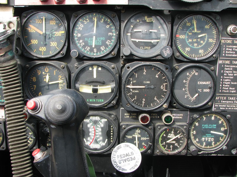 Cockpit of F-84G Thunderjet