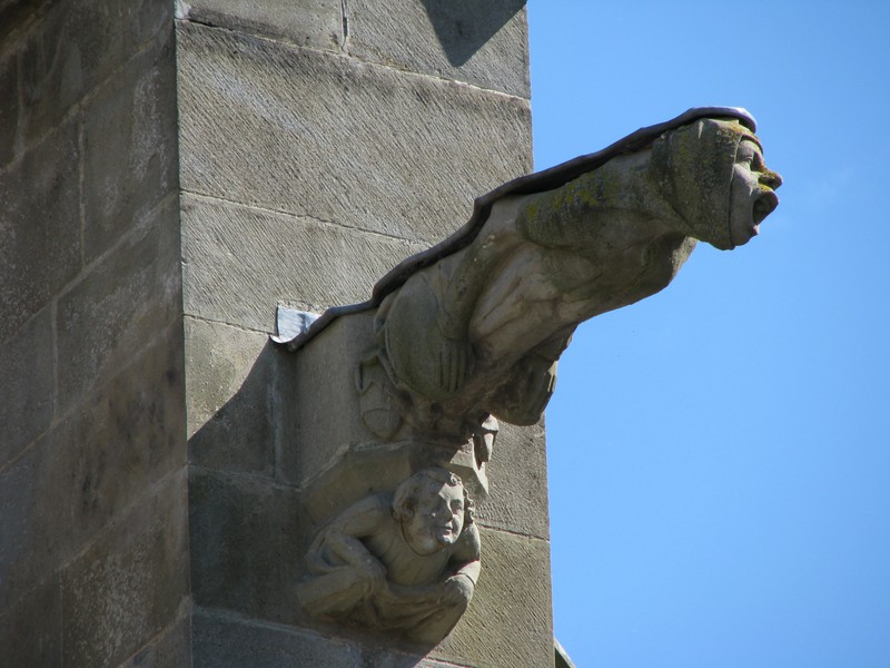 Gargoyle with a toothache