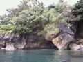 This photo was taken while we were on the boat. That's the cave!