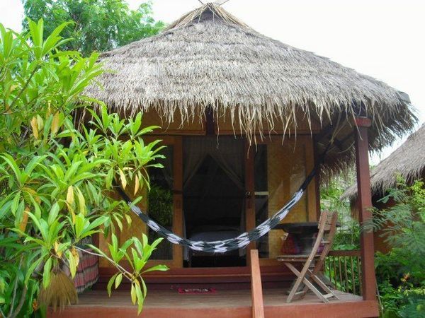 my hut with double bed onsuite and hammock in pai!!