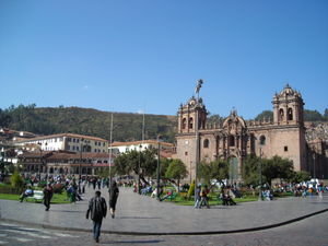 plaza in cuzco