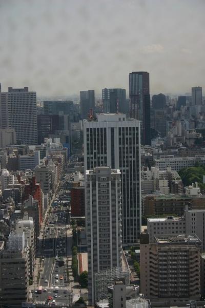 View of downtown Tokyo