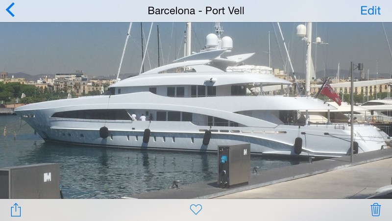 Super yacht Barcelona
