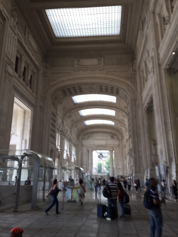 Dome inside Milan train station