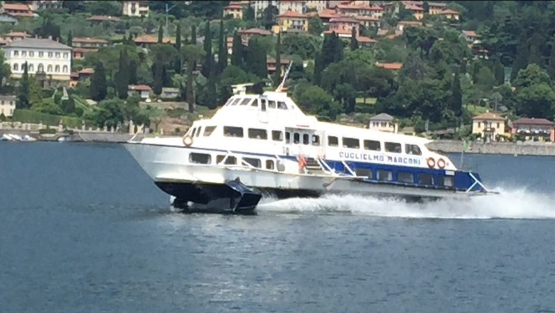 Ferry at lake Como